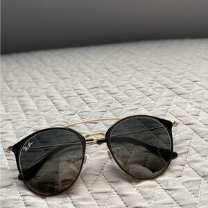 Ray-Ban Black 49mm Round Sunglasses